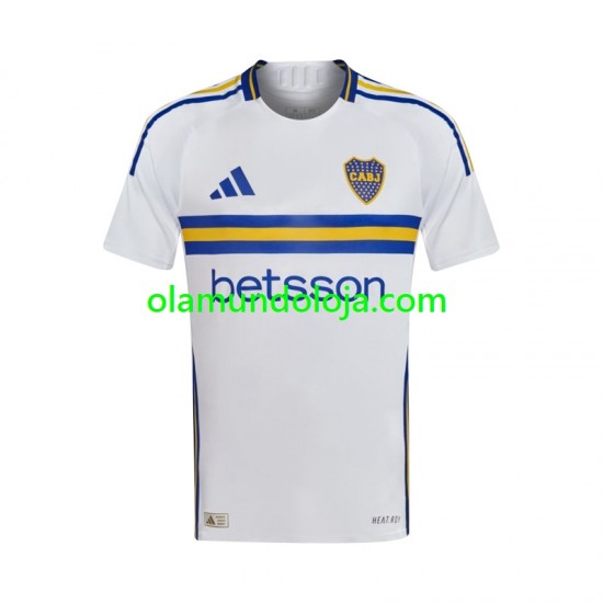 Camisola CA Boca Juniors Homem Equipamento Segundo 2024-2025 Manga Curta
